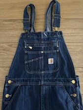 Bnwot Carhartt Denim Bib