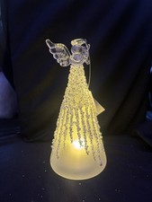 Glass Light Up Angel Tree