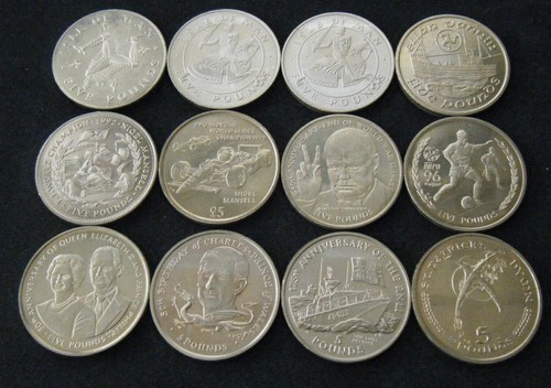 Five pound coin isle of - £5,