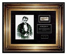 James dean hair lock autograph - hair,