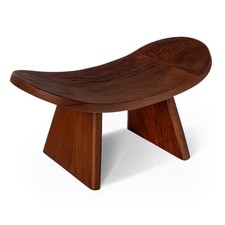Wooden meditation bench