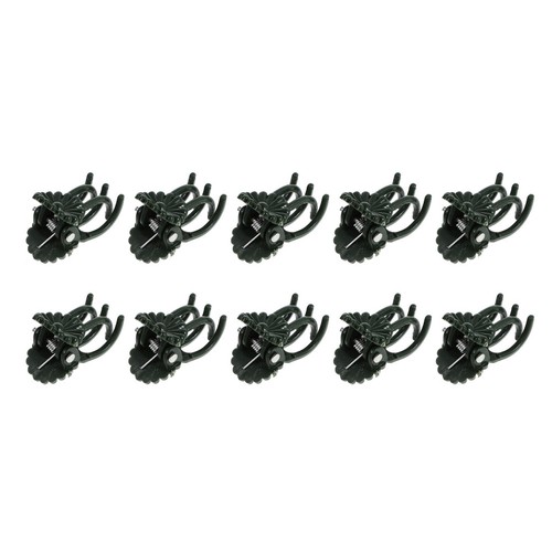 10pcs plastic orchid - plastic, clips