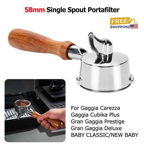 58mm portafilter single - single, spout