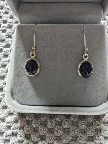 Sterling silver amethyst - silver, drop