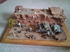 L.R.D.G Long Range Desert Group Model Diorama (See Description)