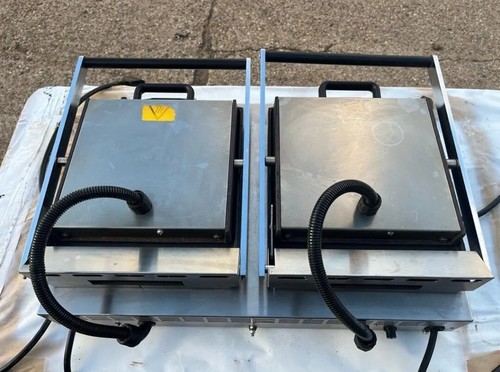 Commercial panini grill double - grill,