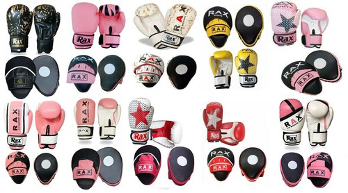 Kids boxing gloves and pads - gloves,