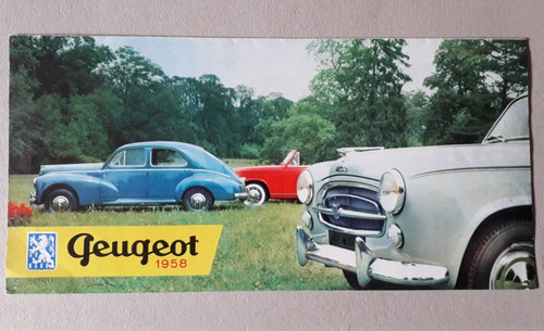 Peugeot range brochure 1958 - 1958,