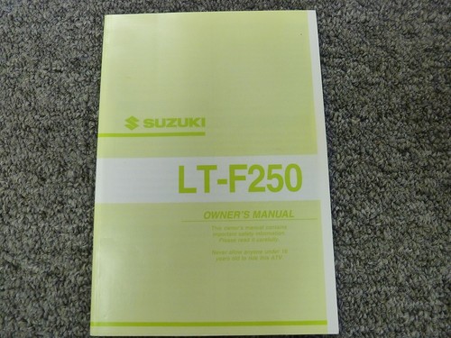 2002 suzuki model ltf250 quad - ltf250,