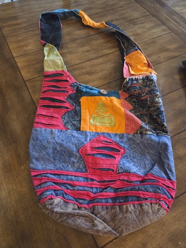 Handmade boho buddha patchwork - boho,