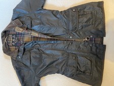 Barbour ladies jacket-Size 10, just re-waxed/also half tin wax