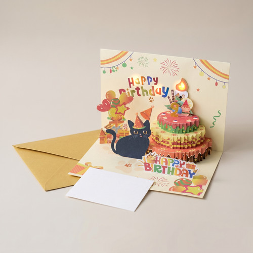 Birthday greeting card pop - greeting,