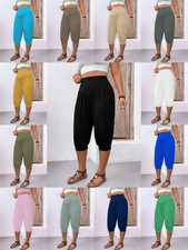 WOMENS HAREM 3/4 TROUSERS ALI