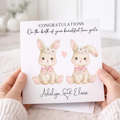 Personalised twin girls new - personalised,