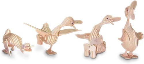 Cartoon duck woodcraft - duck,