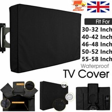 30-58" Dustproof Waterproof TV Cover Outdoor Patio Flat Television Protector