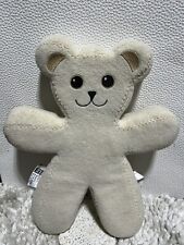 IKEA PS BRUM UNICEF WHITE CREAM BENDY BENDABLE TEDDY BEAR SOFT TOY 13"