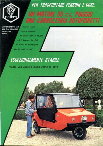 Fioretti three wheeler italian - fioretti,