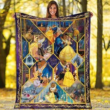 Beauty And The Beast Blanket |
