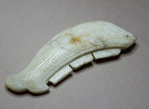 Old chinese hand - carved, white