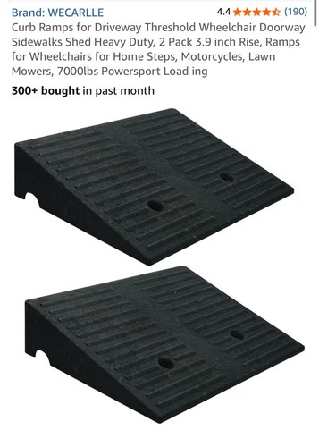 Wecarlle rubber curb - rubber,
