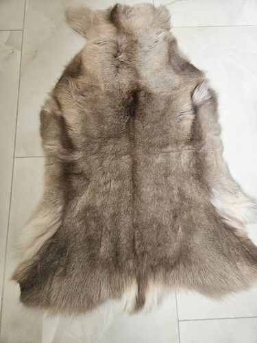Norwegian reindeer skins rug - norwegian, skins/rug