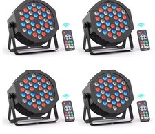 4 x  36 LED Stage Lights RGB
