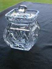 Cut  Crystal  Square Honey /
