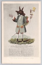 Winchester College The Trusty Servant Postcard c1905 FGO Stuart 377 Germany