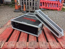 Rack flightcase black - 19",