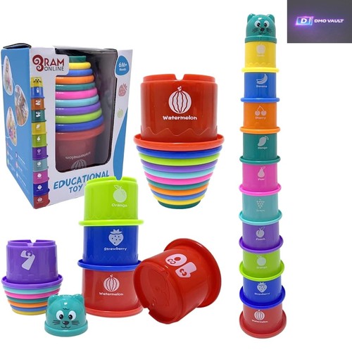 Colorful piece stacking - colorful,