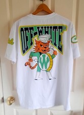 Off-White Tiger 23 Soccer T-Shirt Top Rare Graphic Virgil Abloh Size 3XL 