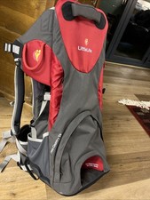 LittleLife Cross Country S3 Baby Back Carrier Red/Grey