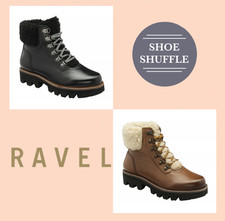 Ravel Black Tan faux fur