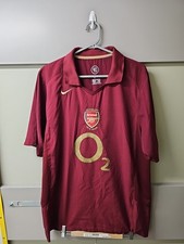 Arsenal Shirt - 2005/2006 Highbury Celebration Shirt. Redcurrant XXL No 14 VGC