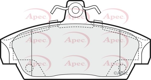 Apec pad659 front - apec, brake