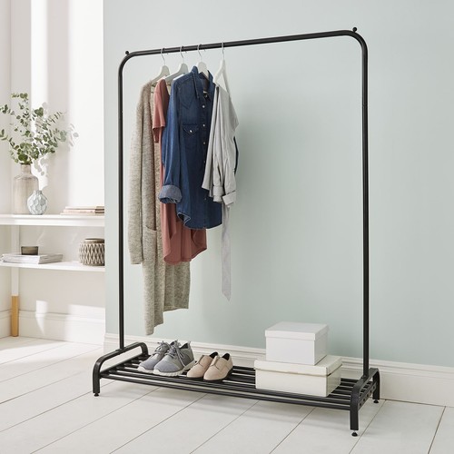 Clothes rail garment rack - rail, with