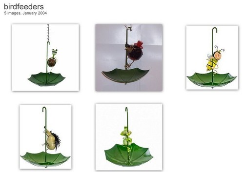 Fountasia umbrella metal - metal, bird