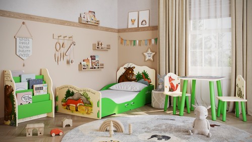 Licensed gruffalo toddler bed - toddler,