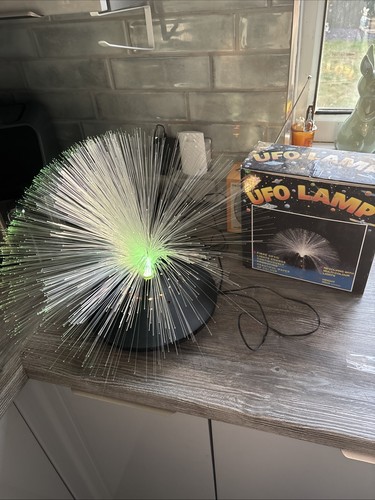 Ufo fibre optic lamp vintage - ufo,