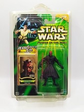 2000 HASBRO STAR WARS POWER OF THE JEDI - DARTH MAUL FACTORY SEALED + STAR CASE