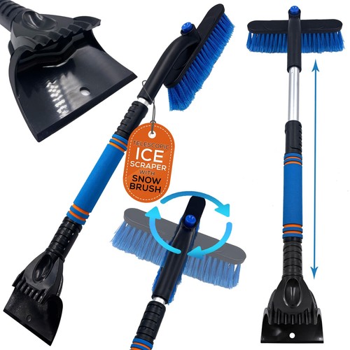 Ice scraper brush telescopic - ice,
