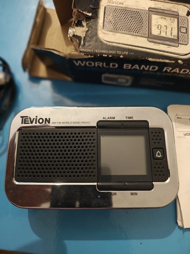 Tevion world band radio - tevion, alarm