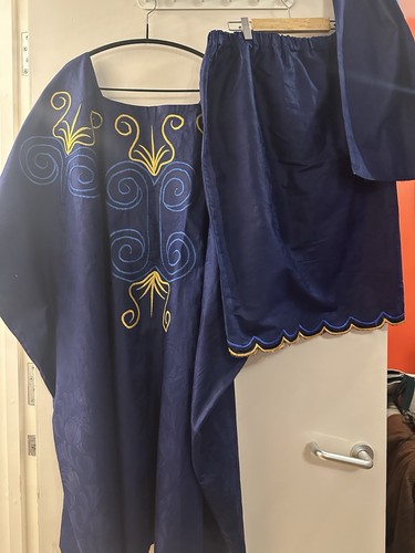 African kaftan embroidered - embroidered, top