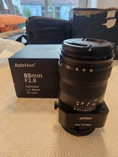 AstrHori 85mm f2.8 tilt shift, full frame macro lens for Sony FE