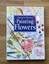 Painting Flowers by Marjorie