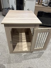 Wooden Dog Crate With Bars Small Medium dog - used for storage well made, sturdy