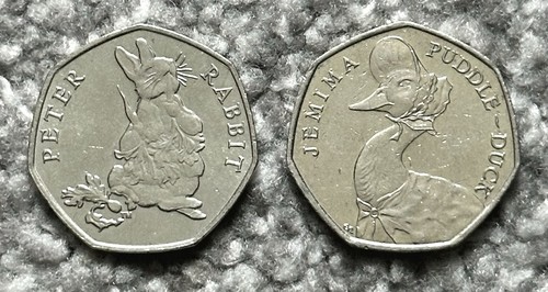 Beatrix potter 50p fifty pence - beatrix,