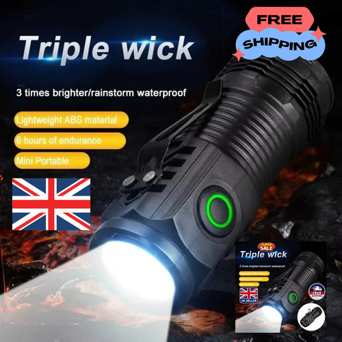 1200000lm usb rechargeable led - 1200000lm,