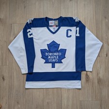 Vintage CCM Toronto Maple Leafs #21 Borje Salming Hockey Jersey Size 48 Canada